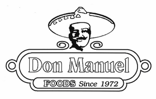 DON MANUEL FOODS SINCE 1972 logo