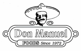 DON MANUEL FOODS SINCE 1972 logo