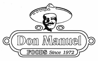DON MANUEL FOODS SINCE 1972 logo