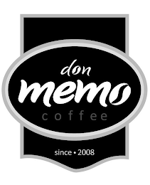 DON MEMO COFFEE SINCE · 2008 logo
