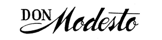 DON MODESTO logo