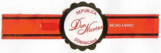 DON NICOLAS REPUBLICA DOMINICANA HECHO A MANO logo