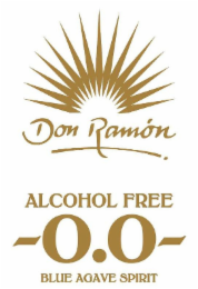 DON RAMÓN ALCOHOL FREE 0.0 BLUE AGAVE SPIRIT logo