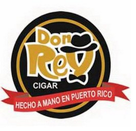 DON REY CIGARS HECHO A MANO EN PUERTO RICO logo