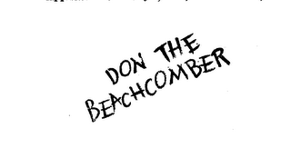DON THE BEACHCOMBER
