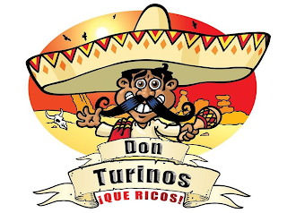 DON TURINOS ¡QUE RICOS! logo