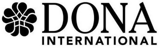 DONA INTERNATIONAL logo
