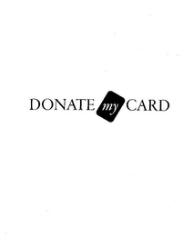 DONATE MY CARD logo
