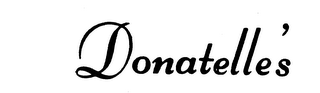 DONATELLE'S logo