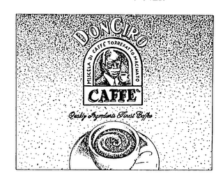 DONCIRO CAFFE MISCELA DI CAFFE TORREFATTO MACINATO QUALITY INGREDIENTS FINEST COFFEE logo
