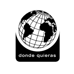 DONDE QUIERAS logo