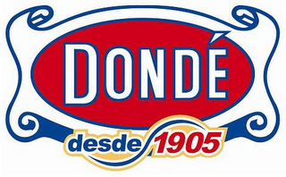 DONDÉ DESDE 1905 logo