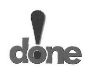 DONE! logo