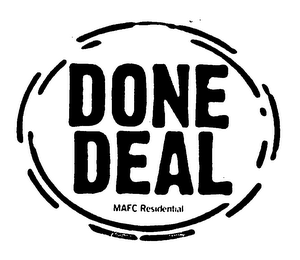 DONE DEAL MAFC RESIDENTIAL logo