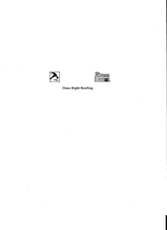DONE RIGHT ROOFING logo