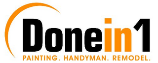 DONEIN1 PAINTING. HANDYMAN. REMODEL. logo