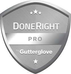 DONERIGHT PRO BY GUTTERGLOVE logo