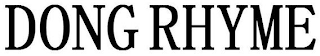 DONG RHYME logo