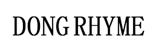 DONG RHYME logo