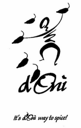 D'ONI  IT'S D'ONI WAY TO SPICE! logo