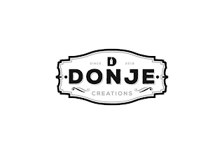 · DONJE · CREATIONS SINCE D 2019 logo