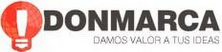 DONMARCA DAMOS VALOR A TUS IDEAS logo
