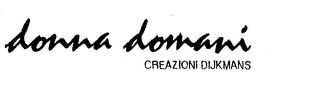 DONNA DOMANI CREAZIONI DIJKMANS logo