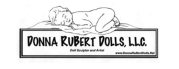 DONNA RUBERT DOLLS, L.L.C. DOLL SCULPTOR AND ARTIST WWW.DONNARUBERTDOLLS.NET logo