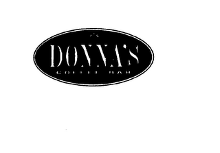 DONNA'S COFFEE BAR logo