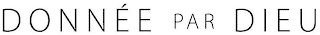 DONNEE PAR DIEU logo