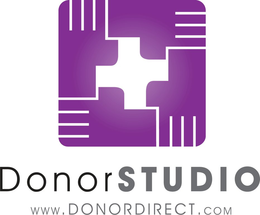 DONOR STUDIO WWW.DONORDIRECT.COM logo