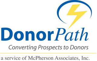 DONORPATH, CONVERTING PROSPECTS TO DONORS, A SERVICE OF MCPHERSON ASSOCIATES, INC. logo