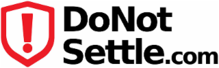 !DONOT SETTLE.COM logo