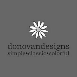DONOVANDESIGNS SIMPLE · CLASSIC · COLORFUL logo