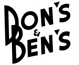DON'S & BEN'S logo
