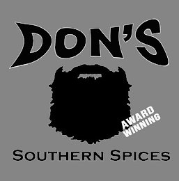 DON'S SOUTHERN SPICES AWARD WINNING logo