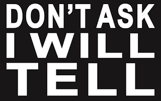 DON'T ASK I WILL TELL logo