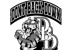 DONT BACK DOWN DBD logo