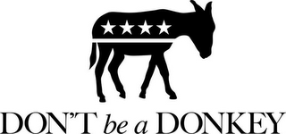 DON'T BE A DONKEY logo