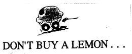 DON'T BUY A LEMON logo