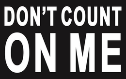 DON'T COUNT ON ME logo