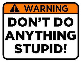 DON'T DO ANYTHING STUPID logo