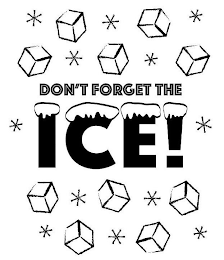 DON'T FORGET THE ICE! logo