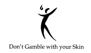 DON'T GAMBLE WITH YOUR SKIN logo