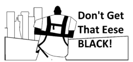 DON'T GET THAT EESE BLACK! logo