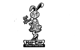 DON'T GO TOPLESS! HOP CAP THE FINEST IN TRUCK COVERS logo