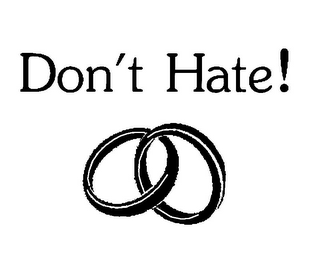 DON'T HATE! logo