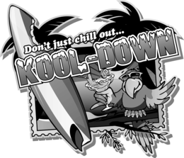 DON'T JUST CHILL OUT...KOOL-DOWN logo