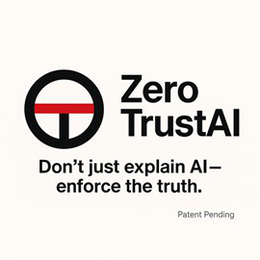 DON'T JUST EXPLAIN AL- ENFORCE THE TRUTH. ZERO TRUSTAI logo