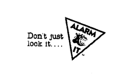 DON'T JUST LOCK IT .... logo